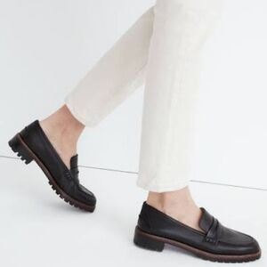 EUC Madewell Corinne Lugsole Loafer, 8